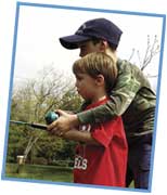 Picture of two boys fishing